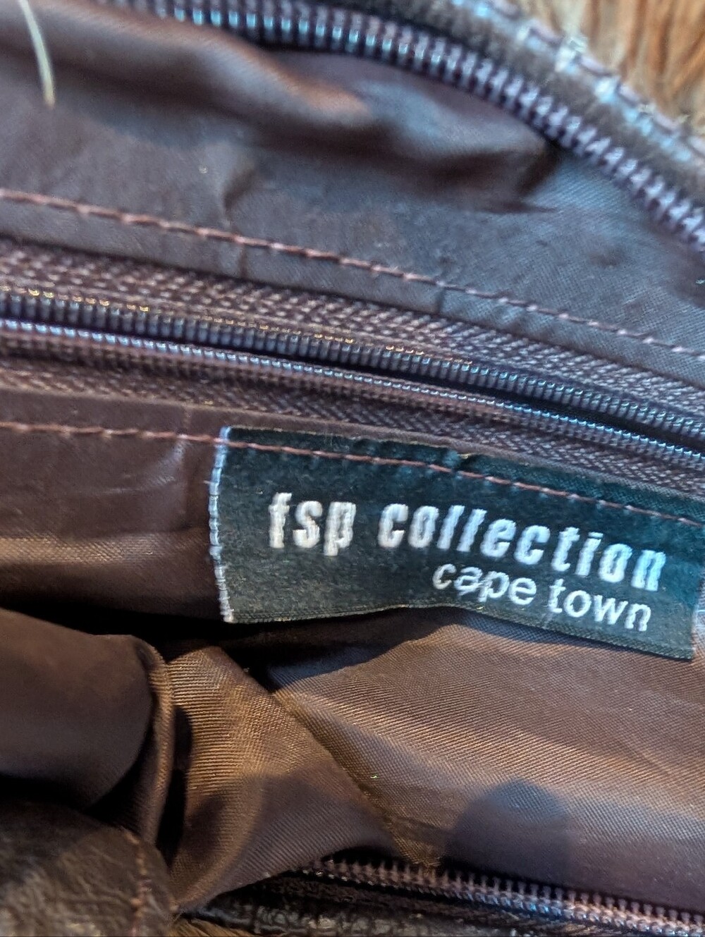 FSP Collection Cape Town Genuine Springbok Hair On Hide Leather Shoulder Bag Sat - Picture 10 of 14